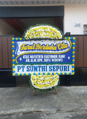 Papan Bunga Duka di Simarimbun