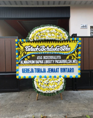 Papan Bunga Duka di Simarimbun